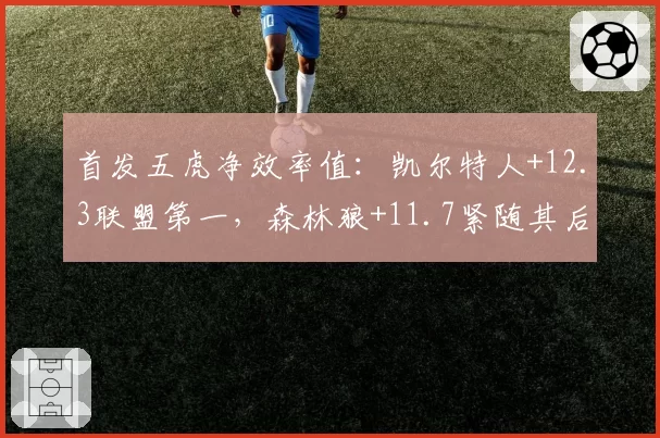 首发五虎净效率值：凯尔特人+12.3联盟第一，森林狼+11.7紧随其后